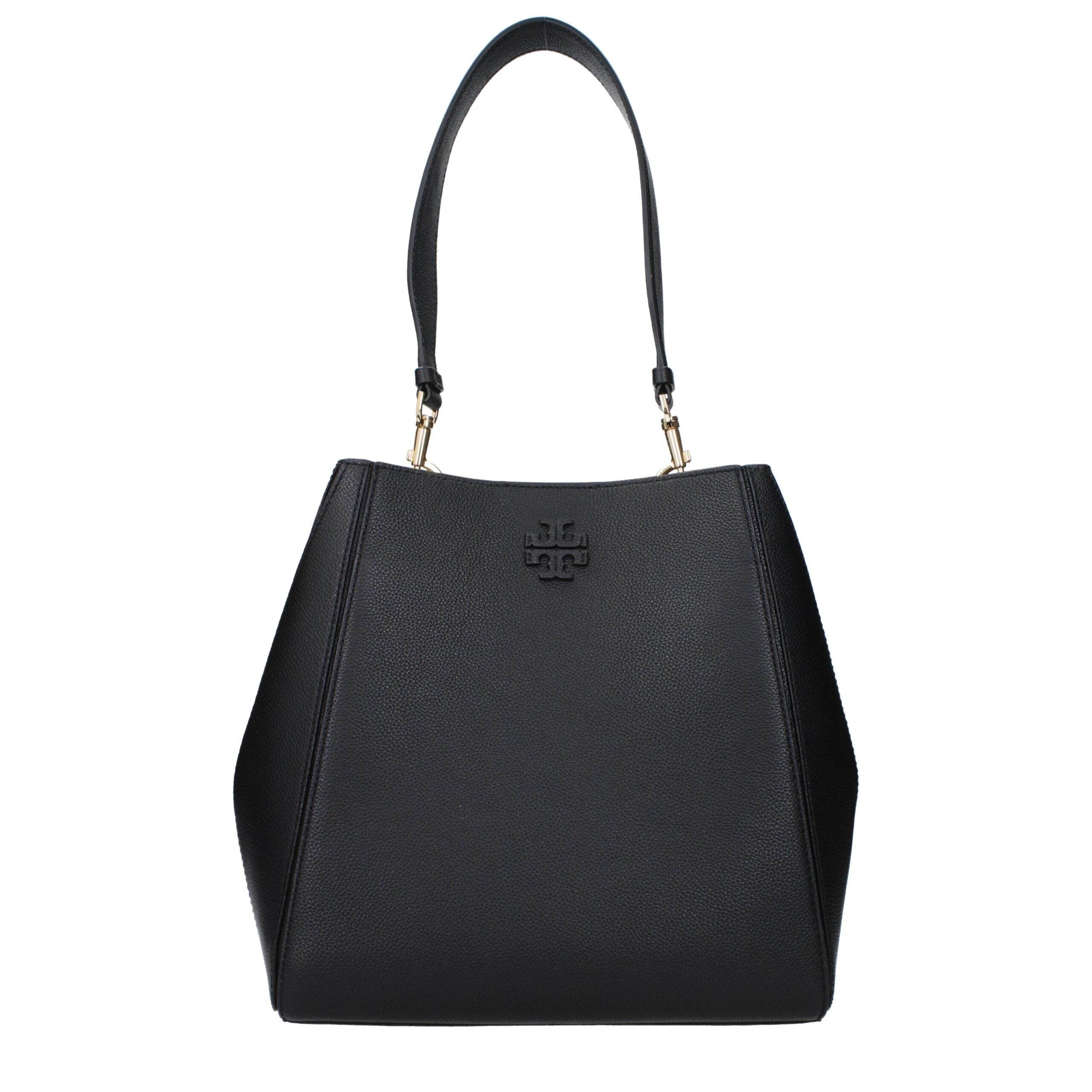 Tory Burch Black Leather Shoulder Bags - Hilstor
