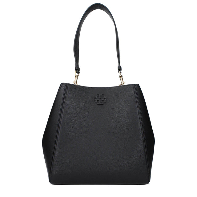 Tory Burch Black Leather Shoulder Bags - Hilstor
