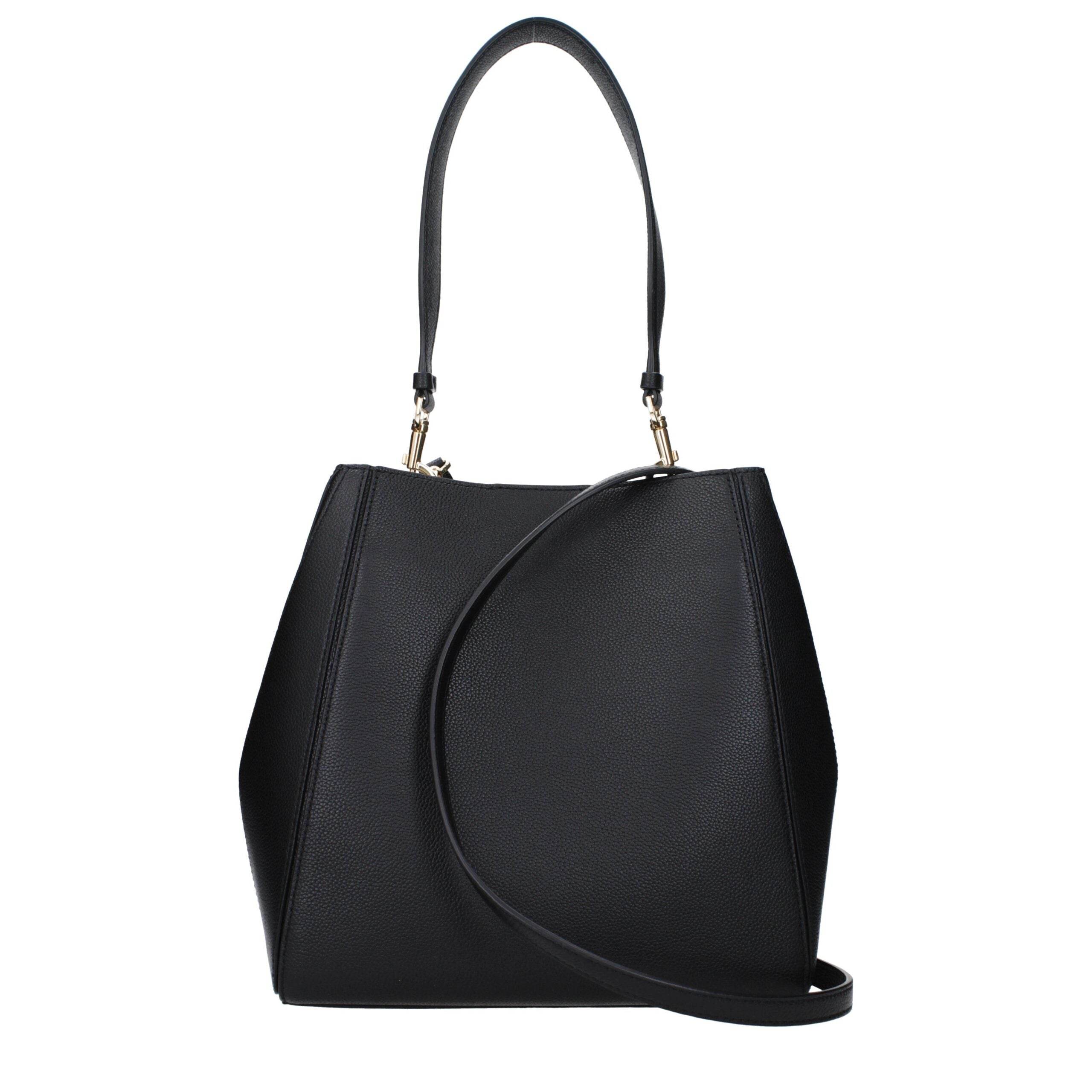 Tory Burch Black Leather Shoulder Bags - Hilstor