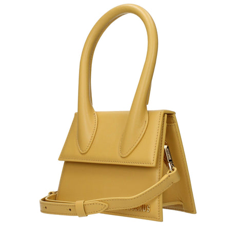 Jacquemus Yellow Leather Handbags - Hilstor