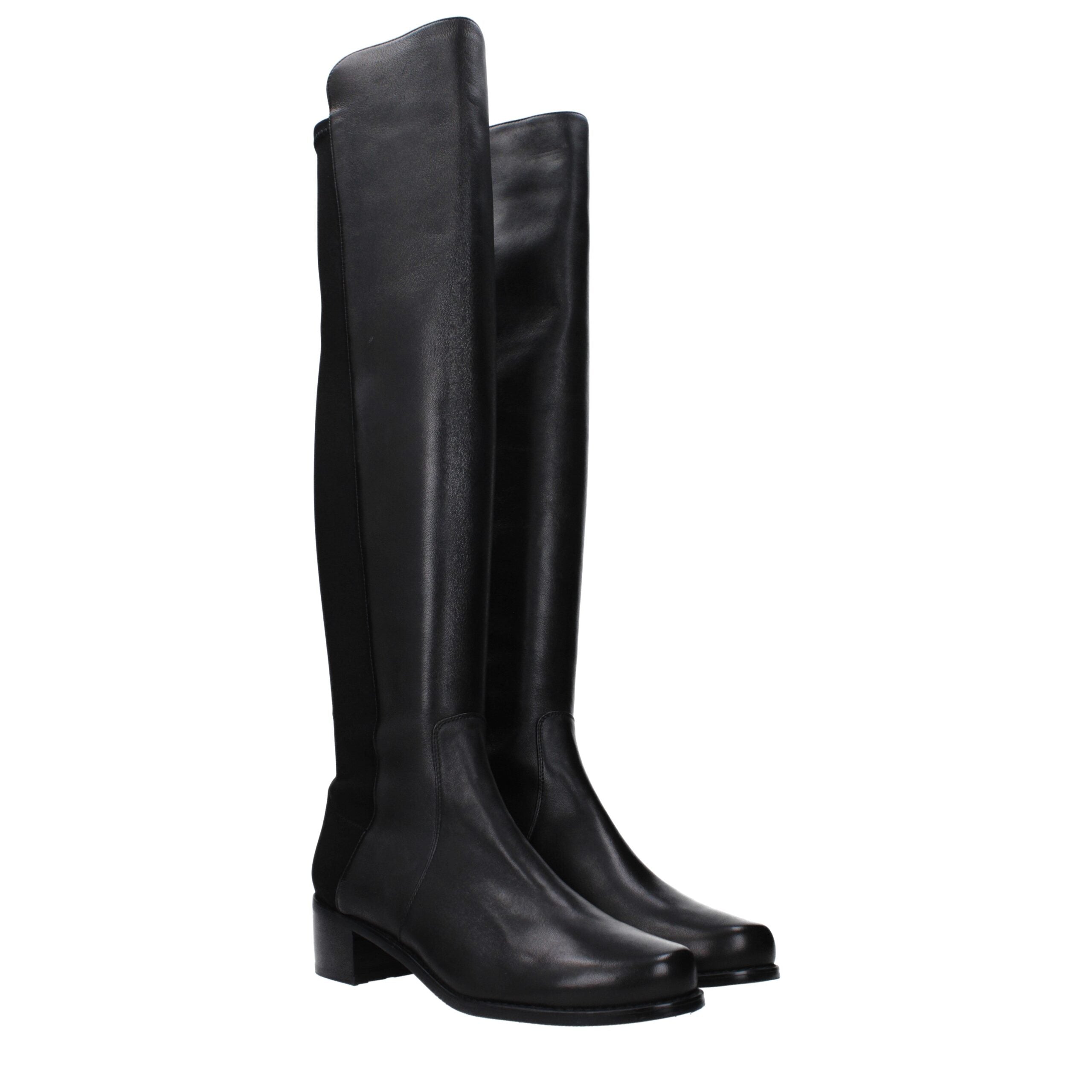 Stuart Weitzman Black Leather Boot
