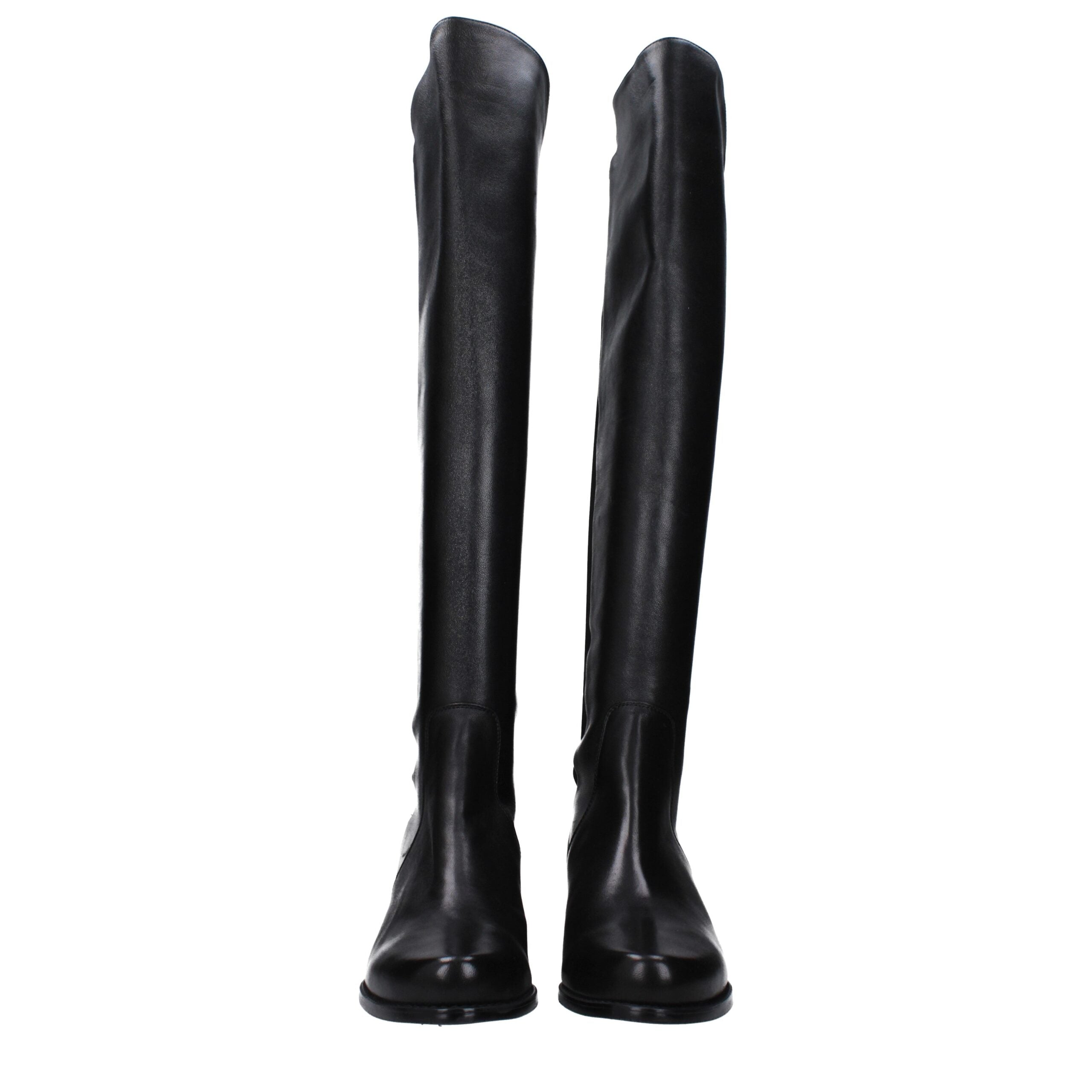 Stuart Weitzman Black Leather Boot