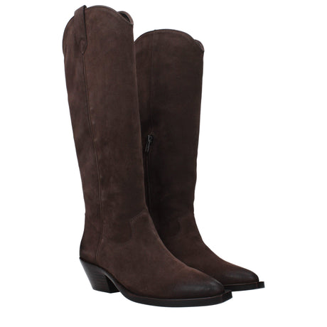 ASH Brown Leather Boot