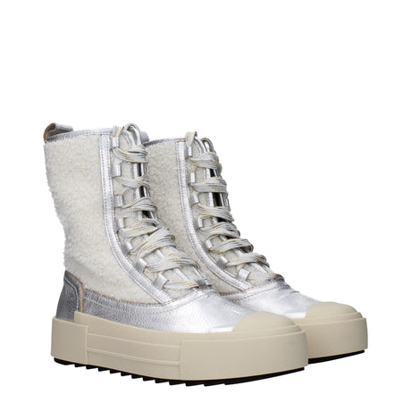 Philippe Model Gray Leather Ankle