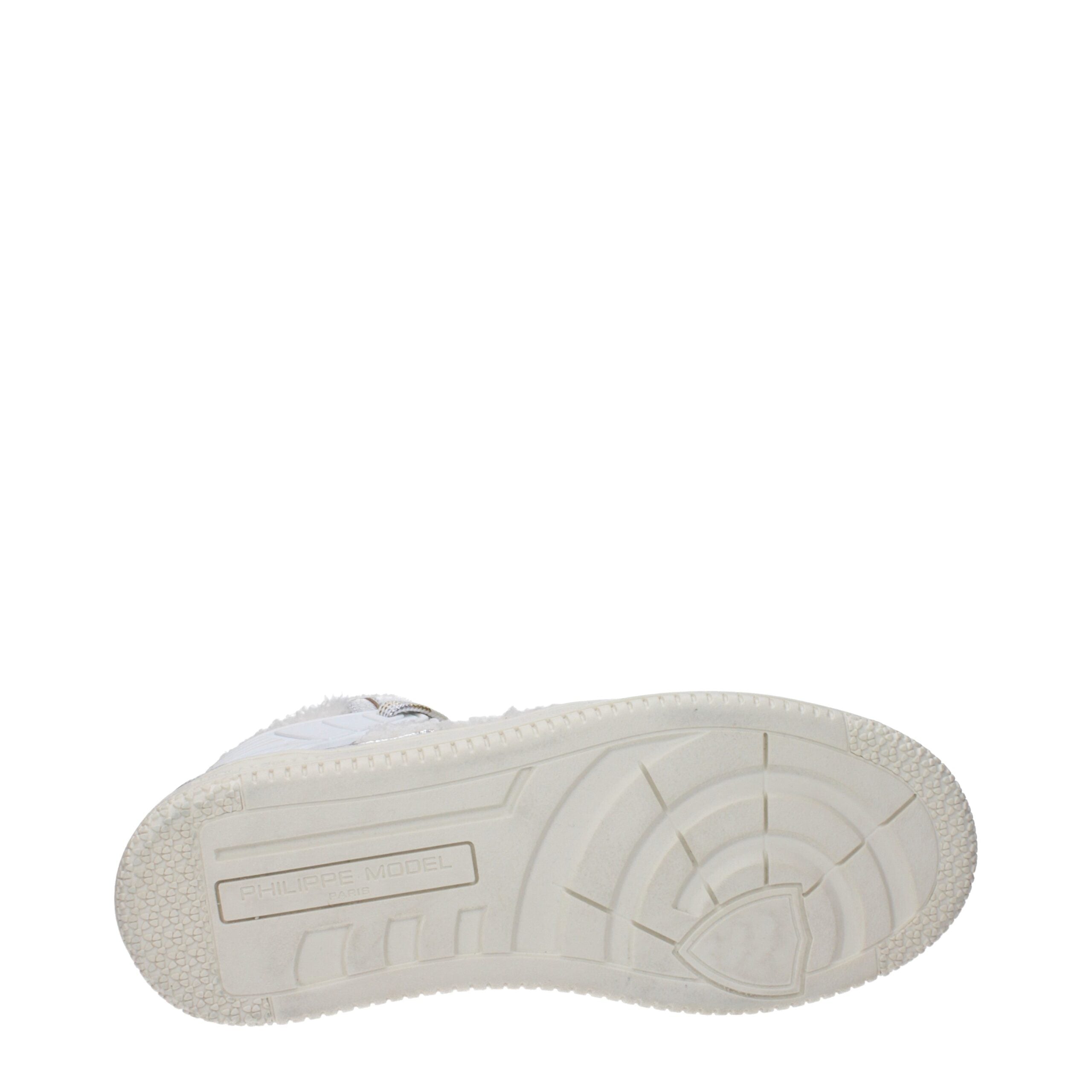 Philippe Model Gray Leather High Tops