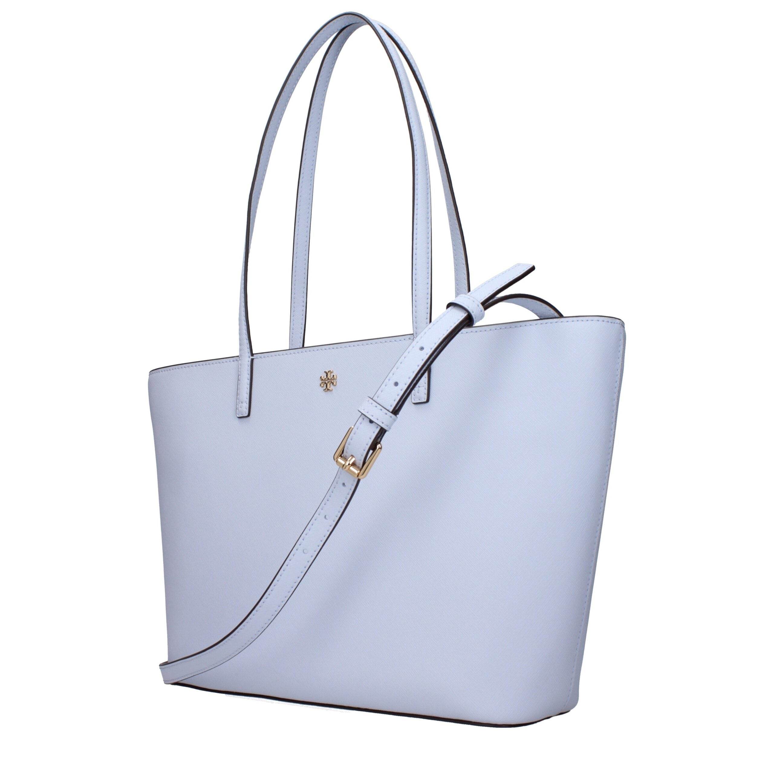 Tory Burch Light Blue Leather Shoulder Bags - Hilstor