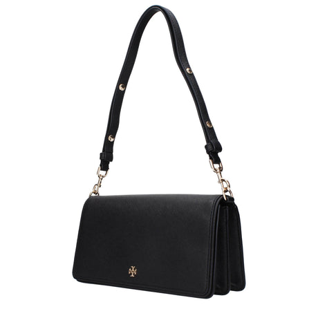 Tory Burch Black Leather Shoulder Bags - Hilstor