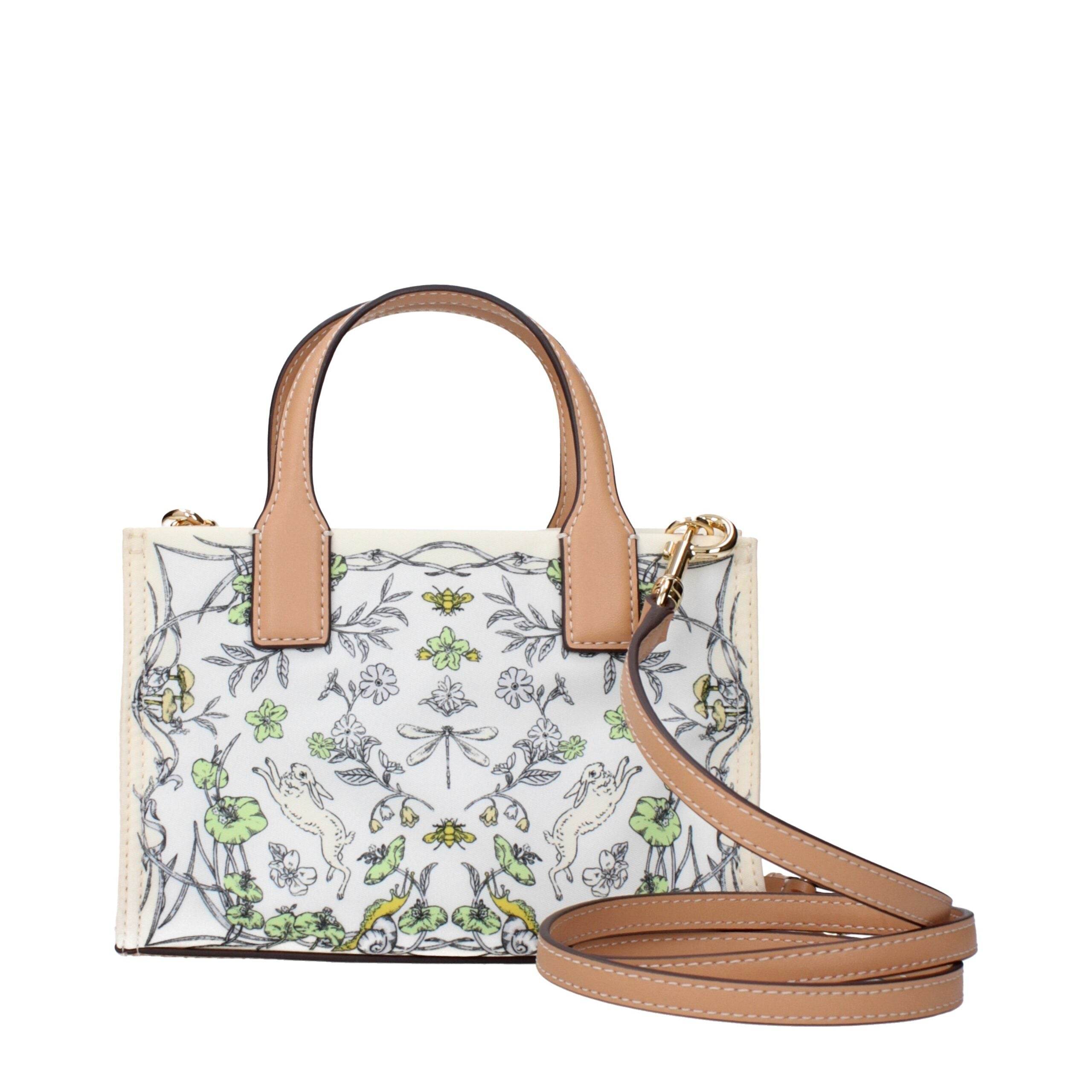 Tory Burch Beige Fabric Handbags - Hilstor