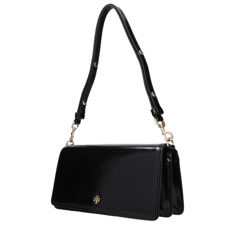 Tory Burch Black Leather Shoulder Bags - Hilstor