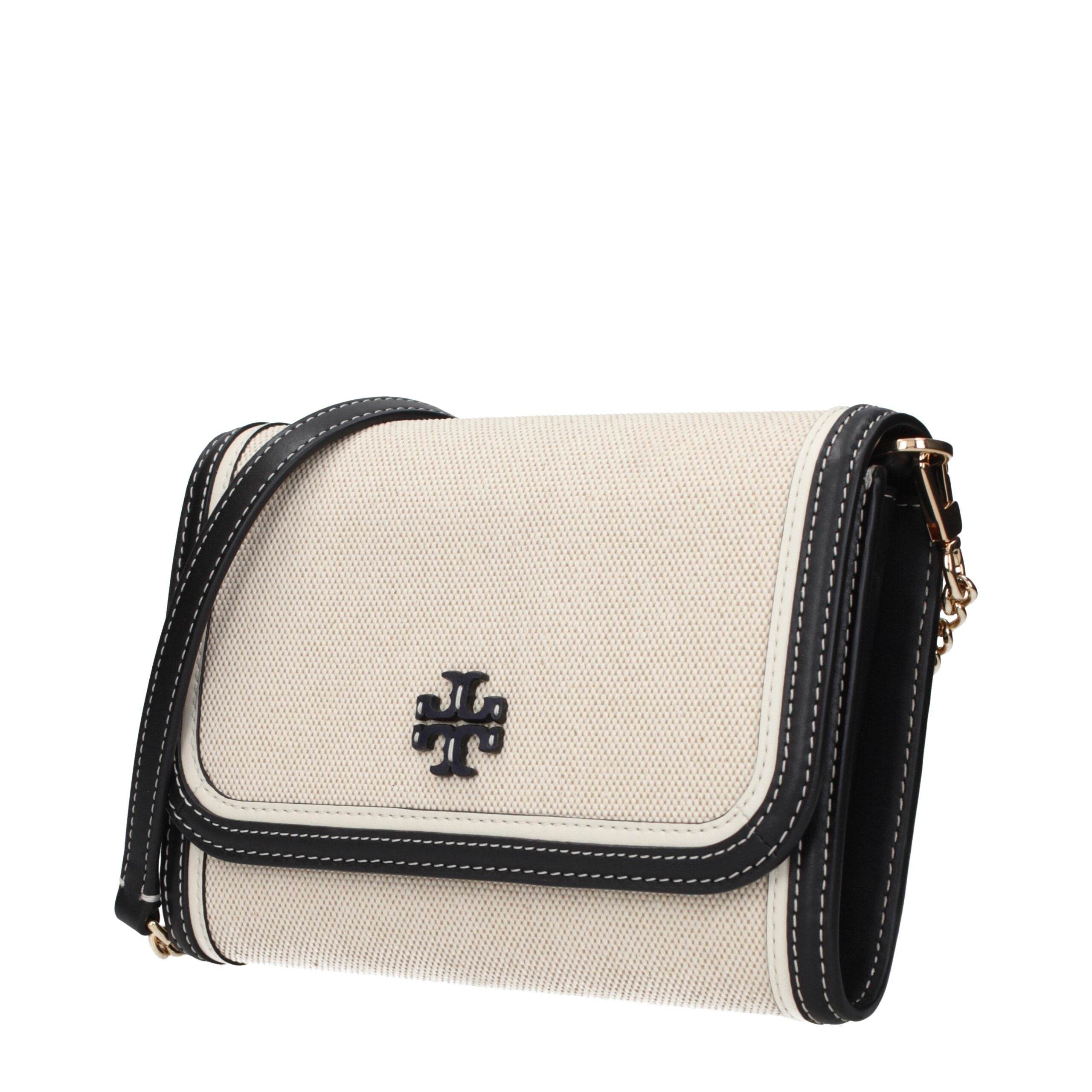Tory Burch Beige Fabric Clutch Bags - Hilstor