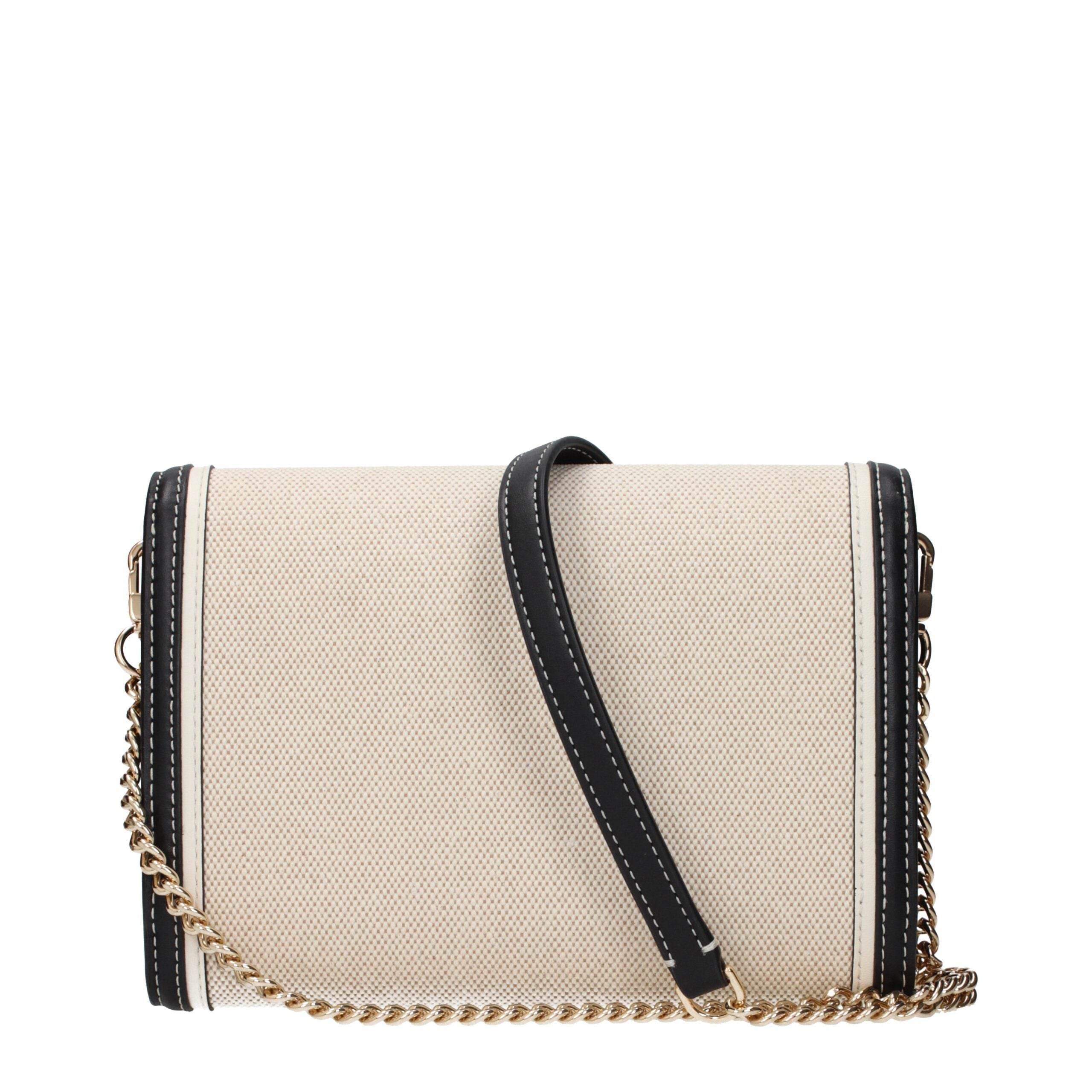 Tory Burch Beige Fabric Clutch Bags - Hilstor