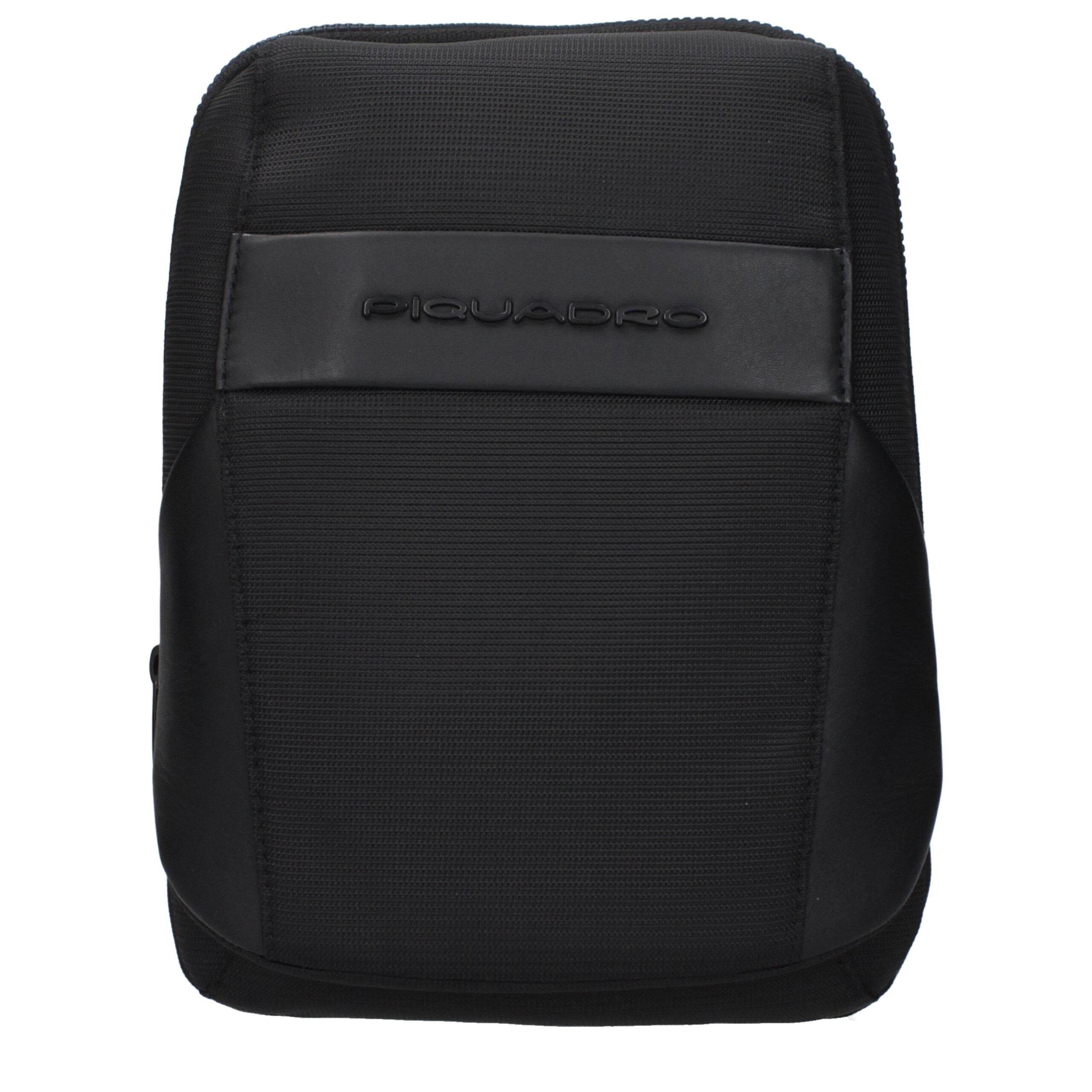 Piquadro Black Fabric Crossbody Bags - Hilstor
