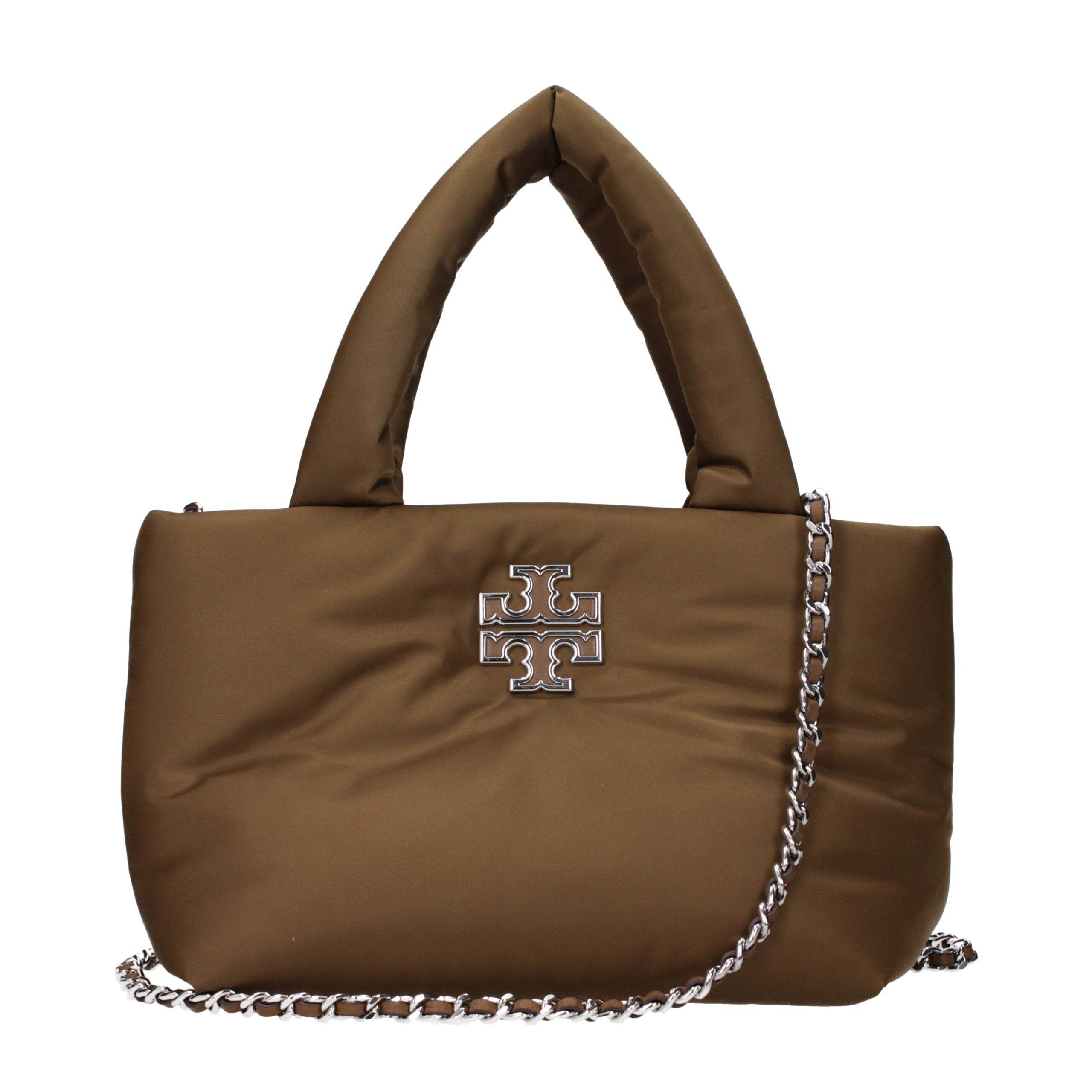Tory Burch Brown Fabric Handbags - Hilstor