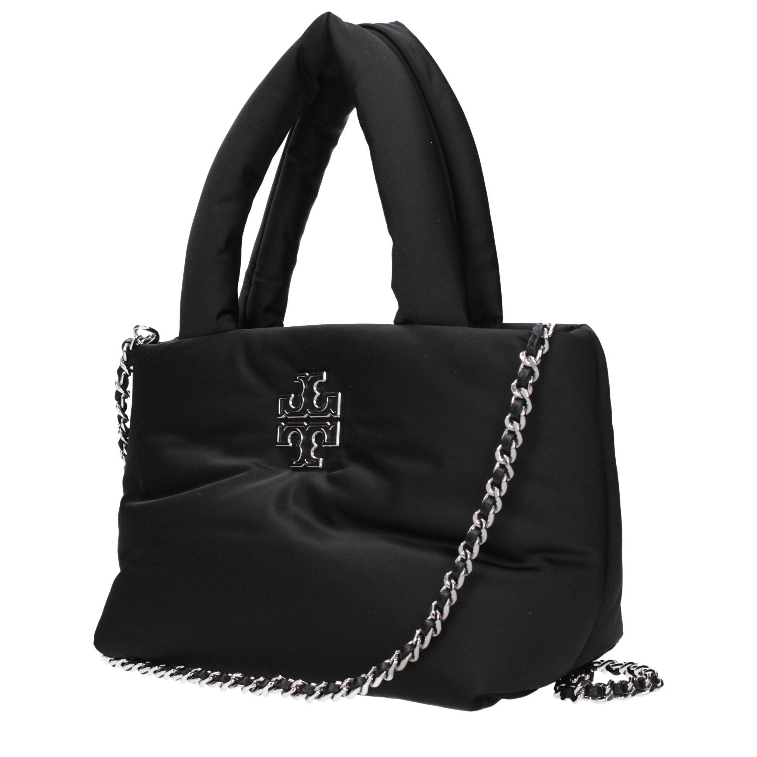 Tory Burch Black Fabric Handbags - Hilstor