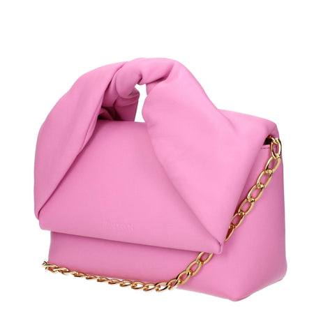 Jw Anderson Pink Leather Handbags - Hilstor