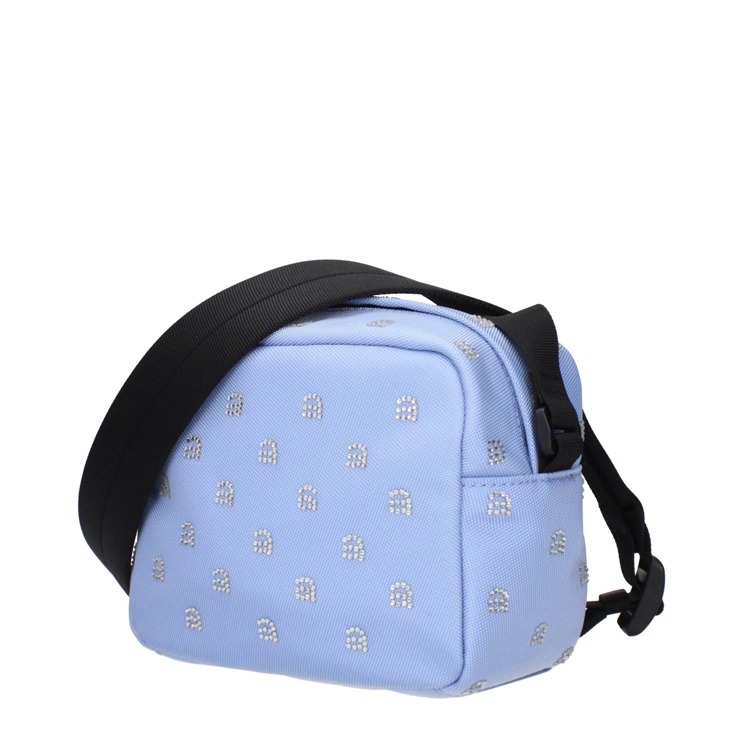 Alexander Wang Light Blue Fabric Crossbody Bags - Hilstor