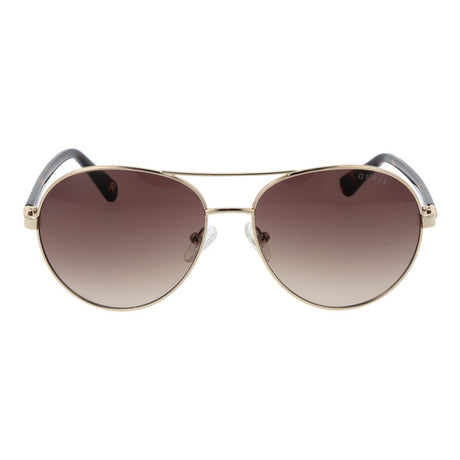 Guess Gold Unisex Sunglasses