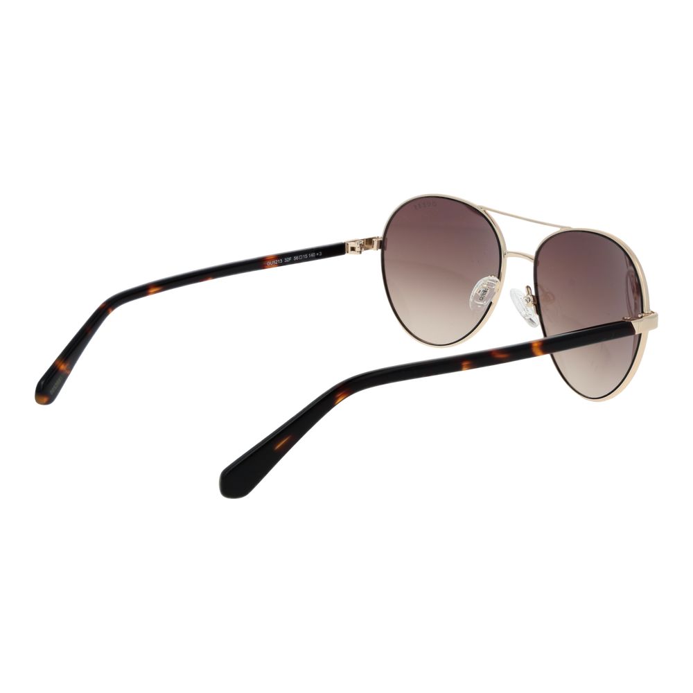 Guess Gold Unisex Sunglasses