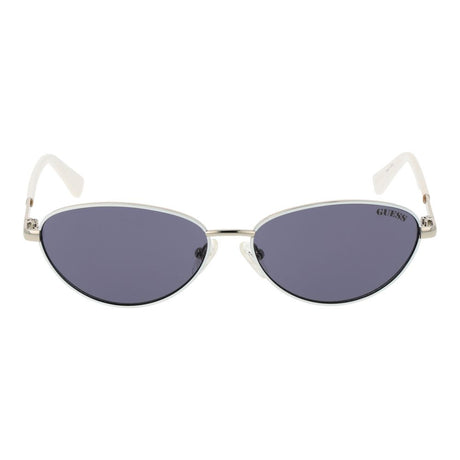 Guess White Unisex Sunglasses