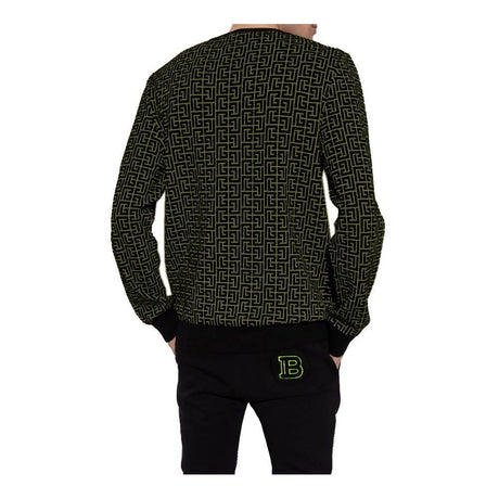 Balmain Green Wool Sweater - Hilstor
