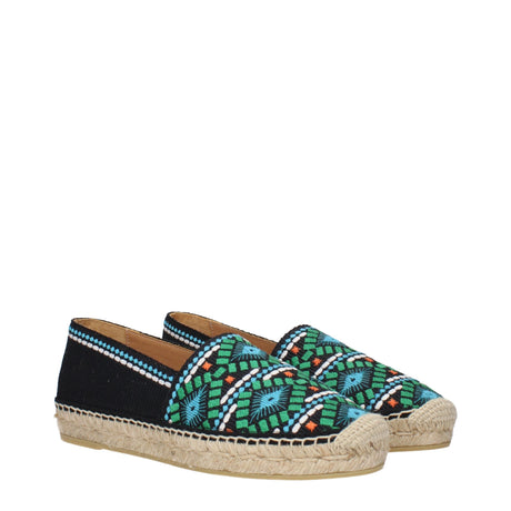 Prada Black Fabric Espadrilles