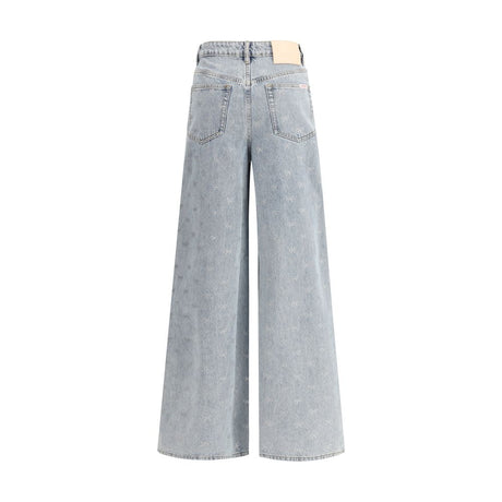 Self-Portrait Bow Diamond Jeans