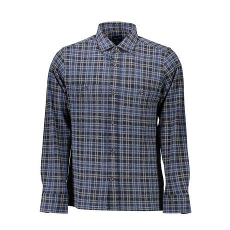 Gant Blue Cotton Shirt - Hilstor
