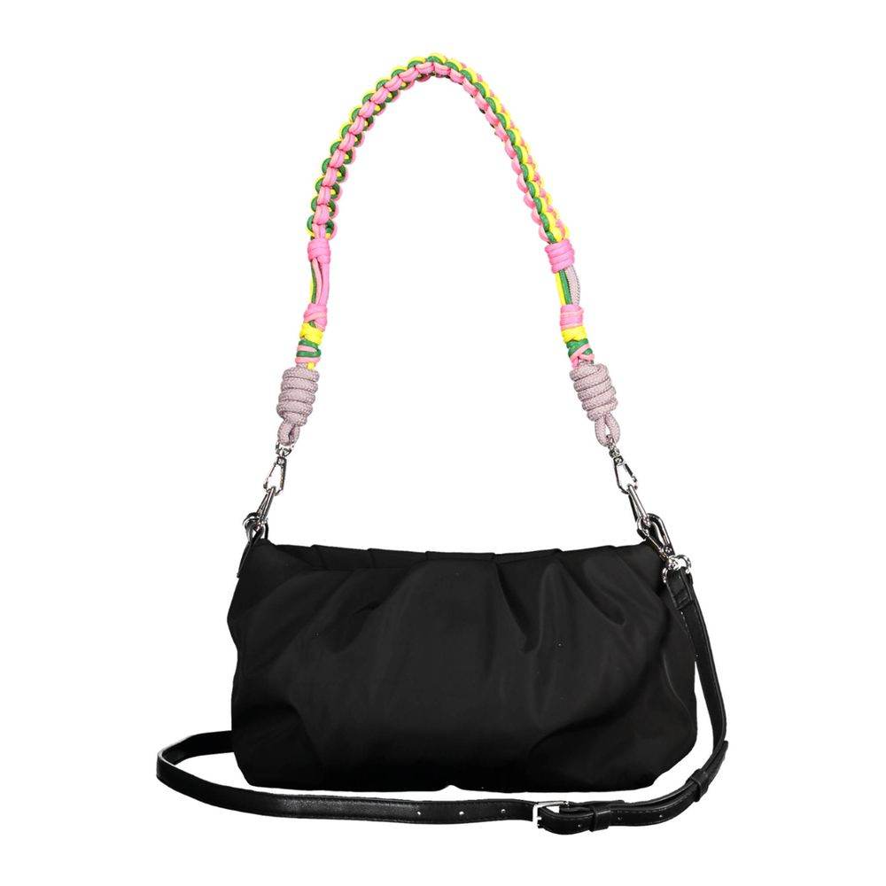 Desigual Black Polyester Handbag - Hilstor
