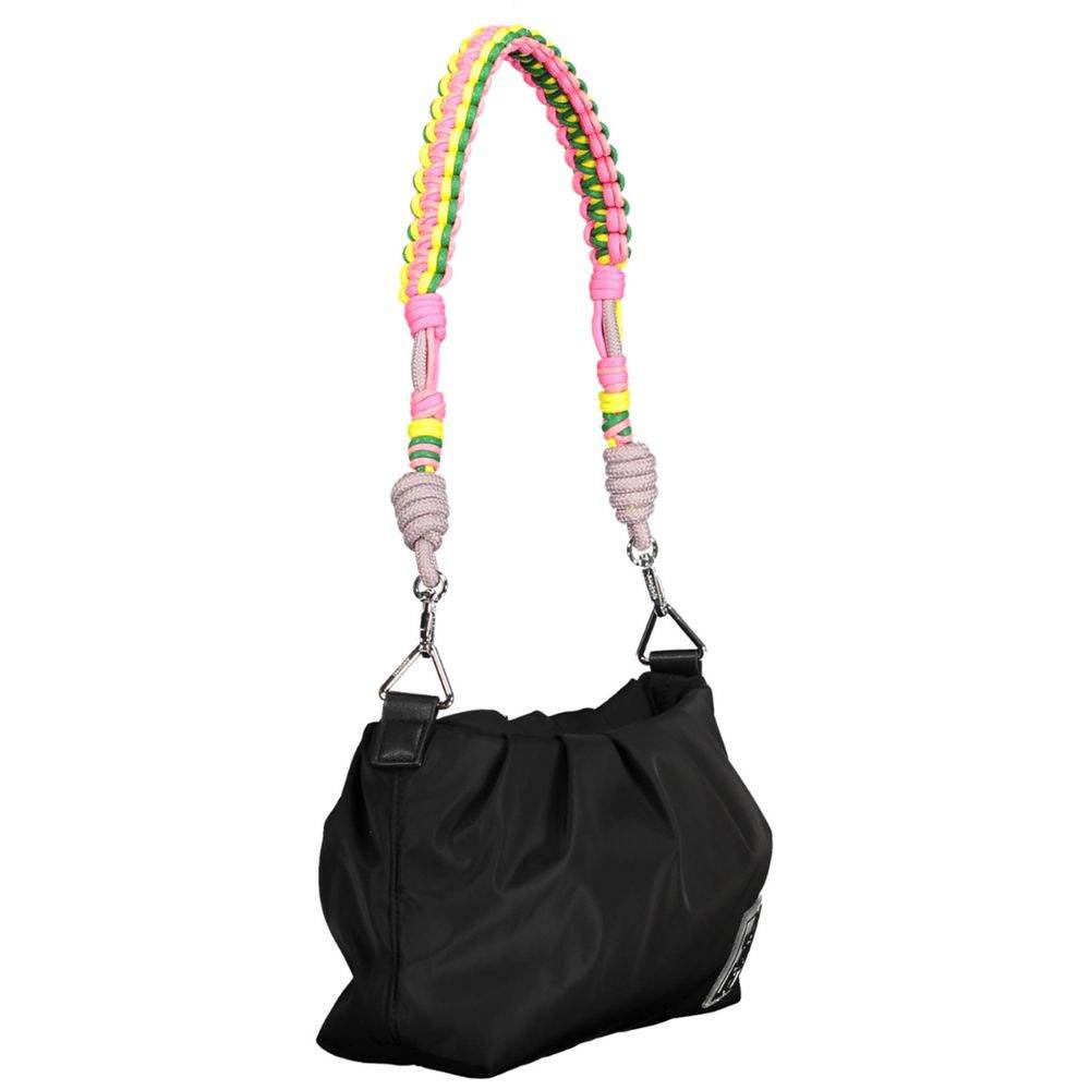 Desigual Black Polyester Handbag - Hilstor