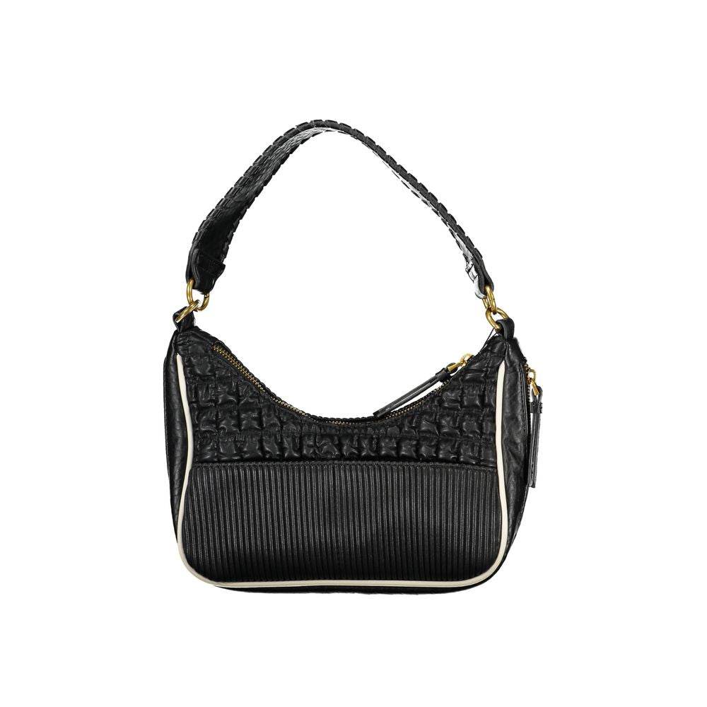 Desigual Black Polyethylene Handbag - Hilstor