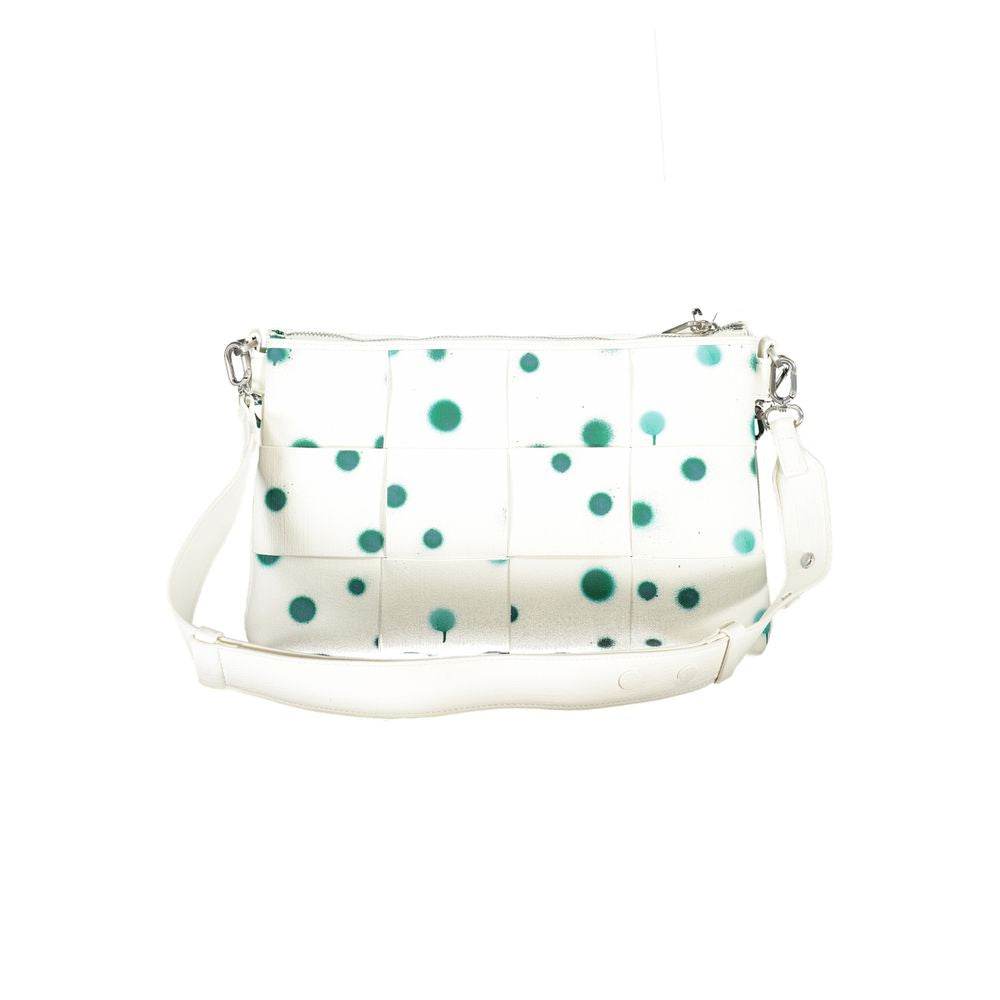 Desigual White Polyethylene Handbag - Hilstor