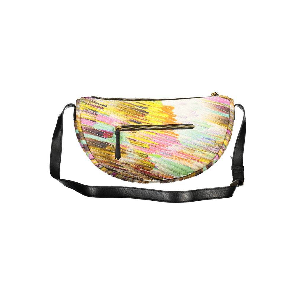Desigual Yellow Polyester Handbag - Hilstor