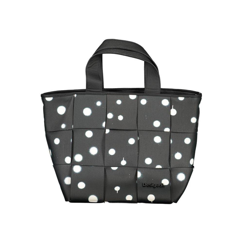 Desigual Black Polyethylene Handbag - Hilstor
