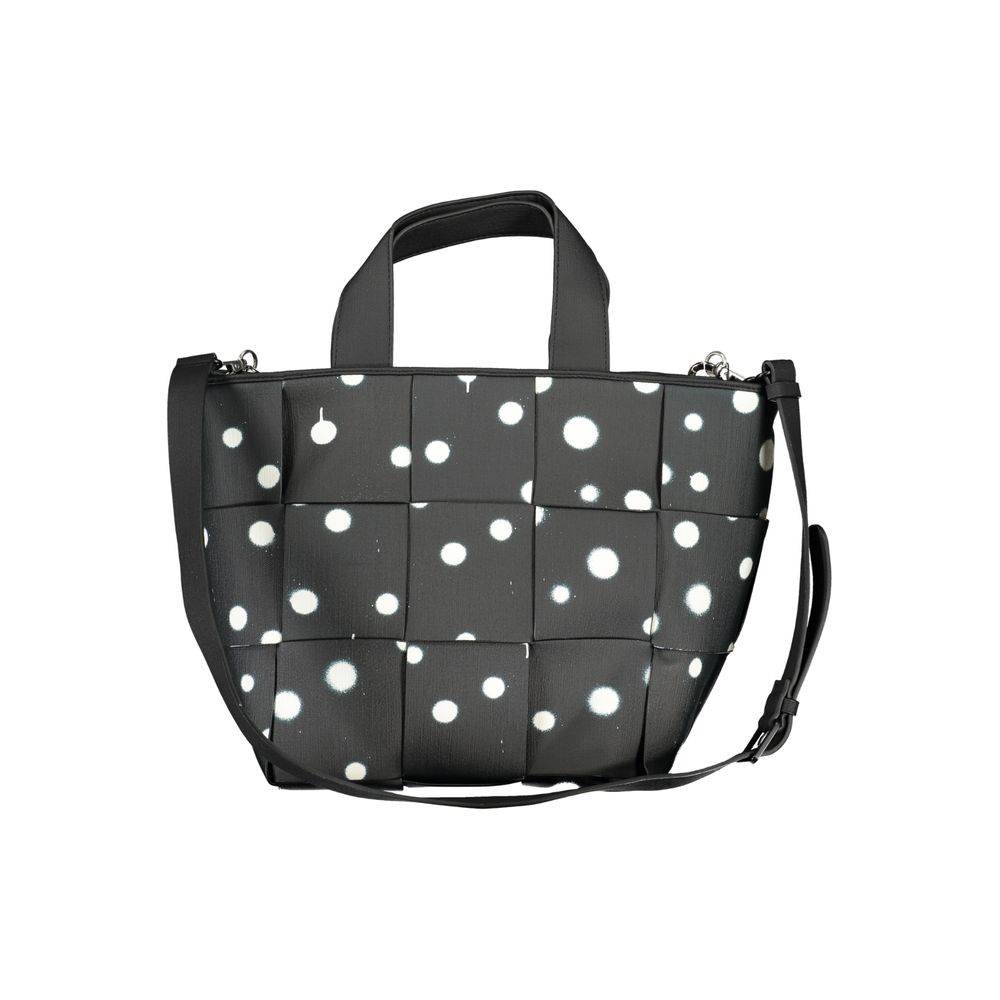 Desigual Black Polyethylene Handbag - Hilstor