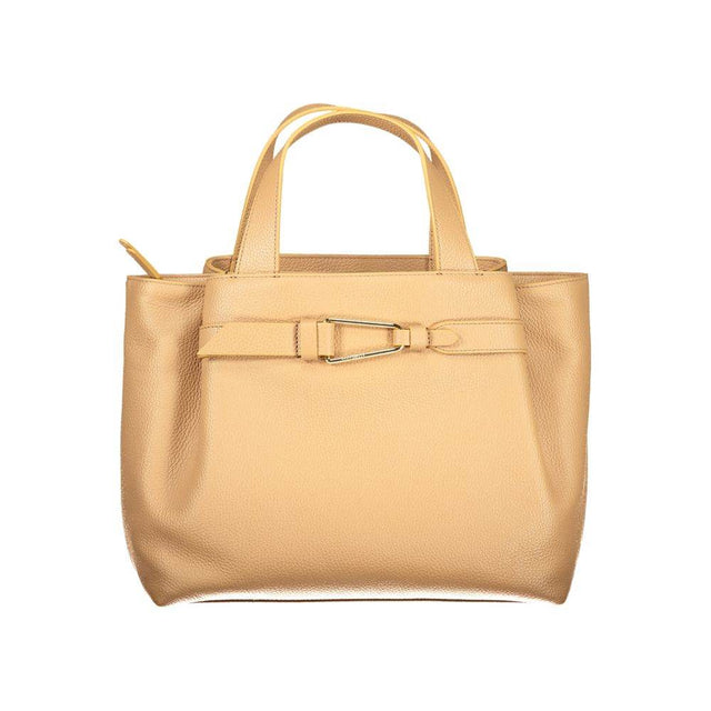 Coccinelle Brown Polyethylene Handbag - Hilstor