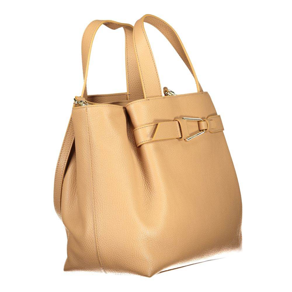 Coccinelle Brown Polyethylene Handbag - Hilstor