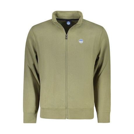 North Sails Green Cotton Men Sweater - Hilstor