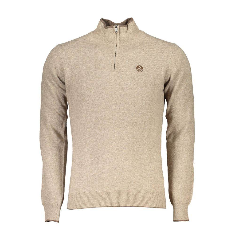 North Sails Beige Fabric Sweater - Hilstor