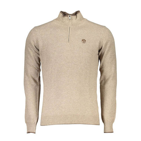 North Sails Beige Fabric Sweater - Hilstor