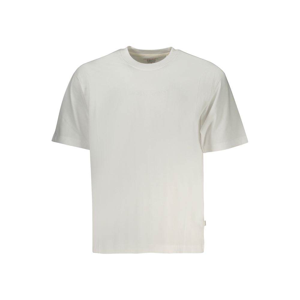 Guess Jeans White Cotton Men T-Shirt - Hilstor