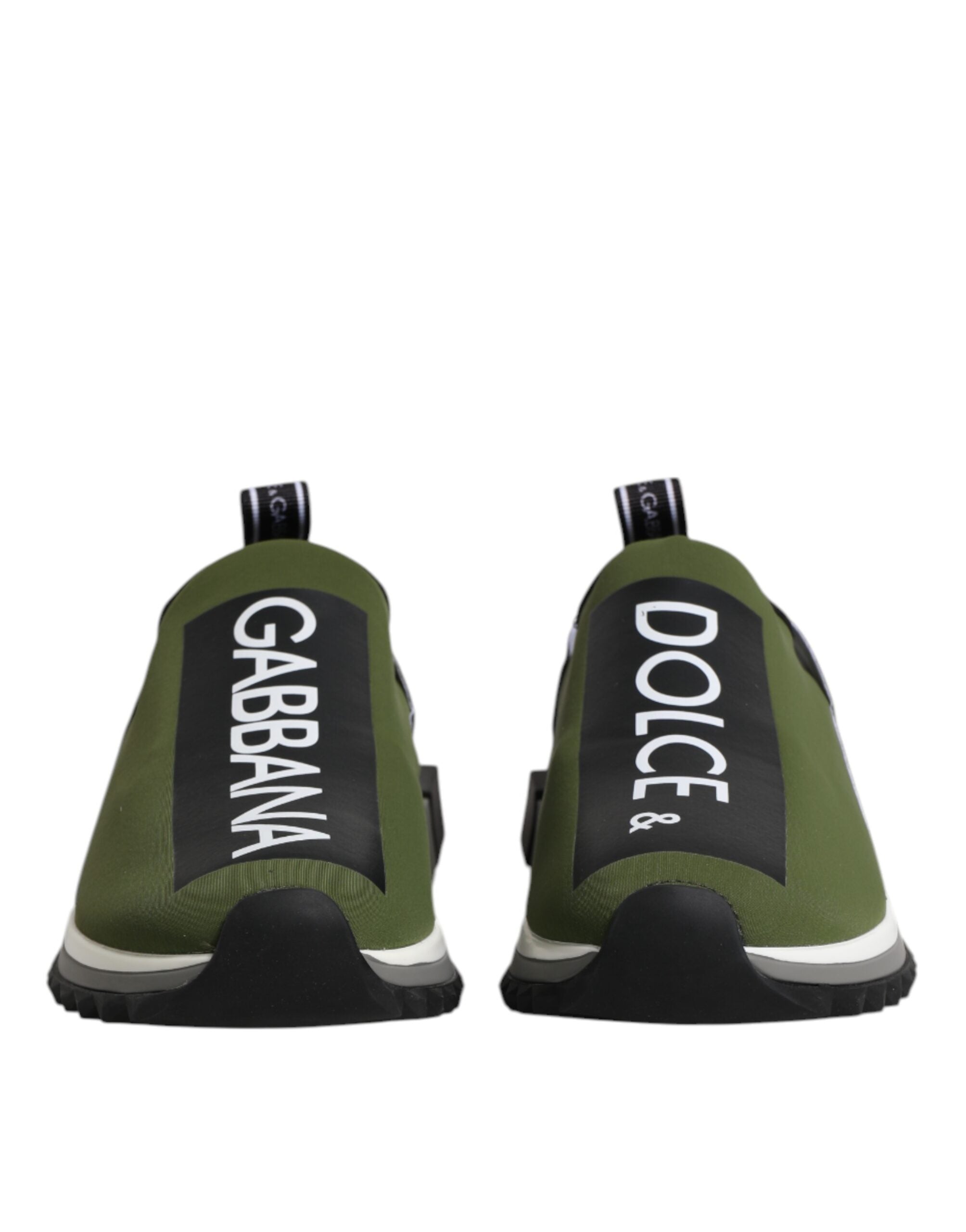 Dolce &amp; Gabbana Grønne Logo Lave Sorrento Herre Sneakers Sko