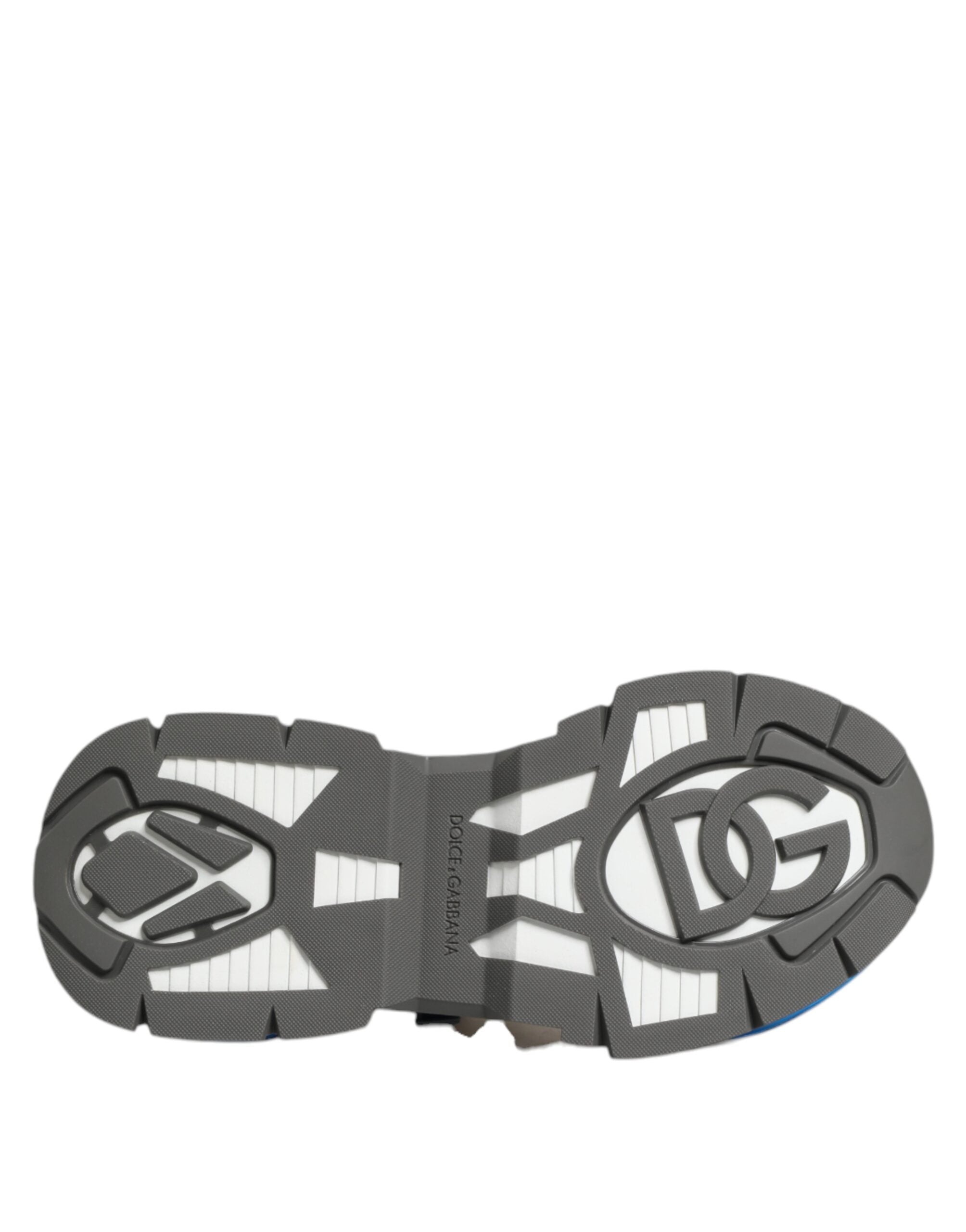 Dolce & Gabbana Blue White AIRMASTER Low Top Sneakers Shoes