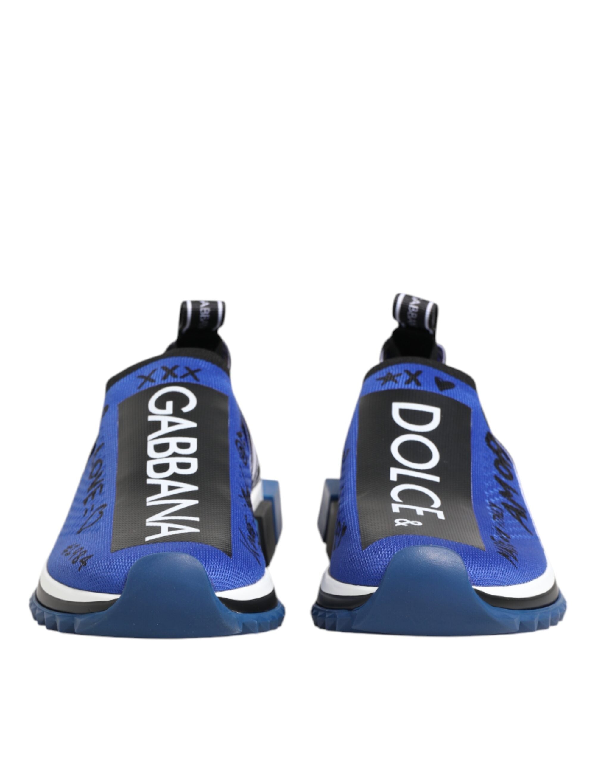 Dolce & Gabbana Blue Sorrento Low Top Sneakers Shoes