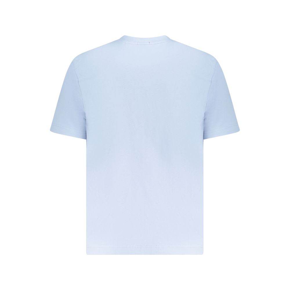 Hugo Boss Blue Cotton Men T-Shirt - Hilstor
