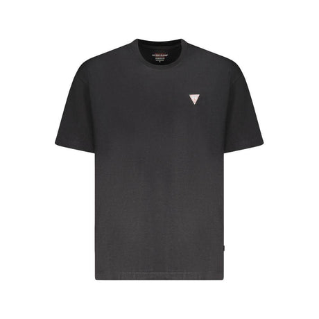 Guess Jeans Black Cotton Men T-Shirt - Hilstor