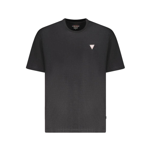 Guess Jeans Black Cotton Men T-Shirt - Hilstor