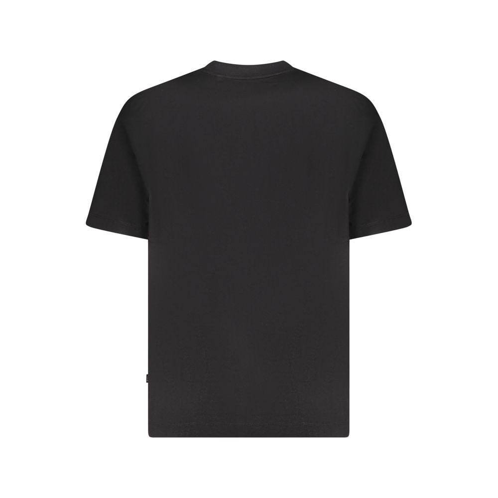 Guess Jeans Black Cotton Men Oversize T-Shirt - Hilstor