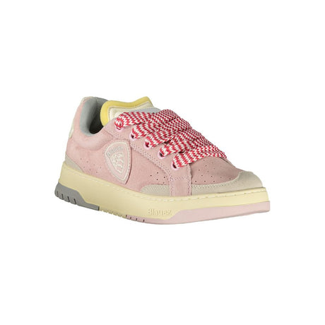 Blauer Pink Leather Women Sneaker