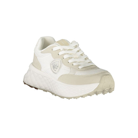 Blauer White Polyurethane Women Sneaker