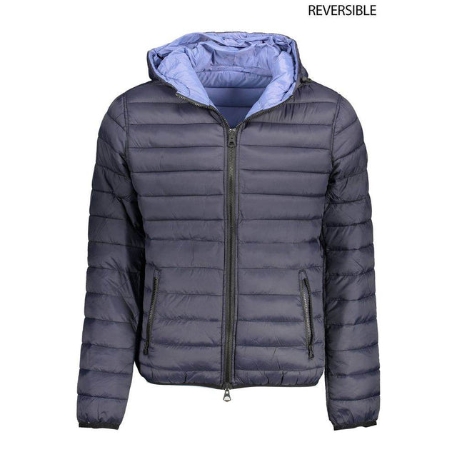 U.S. POLO ASSN. Blue Nylon Jackets & Coat - Hilstor